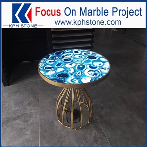 Blue Agate Tabletop Blue Agate Tabletop