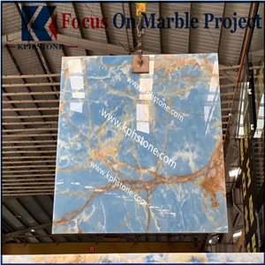 Blue Onyx Slab Stone