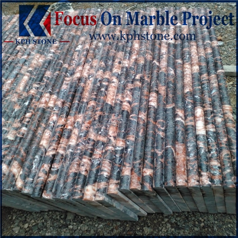 Cuckoo Red Marble Stair Tiles