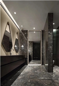 Dark Grey Galaxy Marble Bathroom Vanity Tops