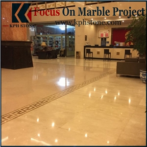 Golden Goose Marble Tile Bathroom