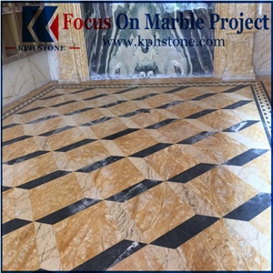 Interior Dubai Golden Marble Tiles