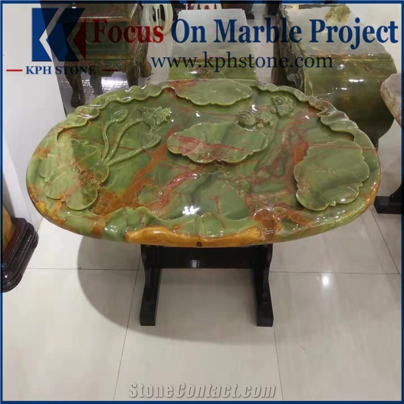 Light White Onyx Tables