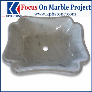 Marble 20 Flower Vessel Basin Sinks