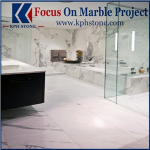 Statuario White Marble Countertops