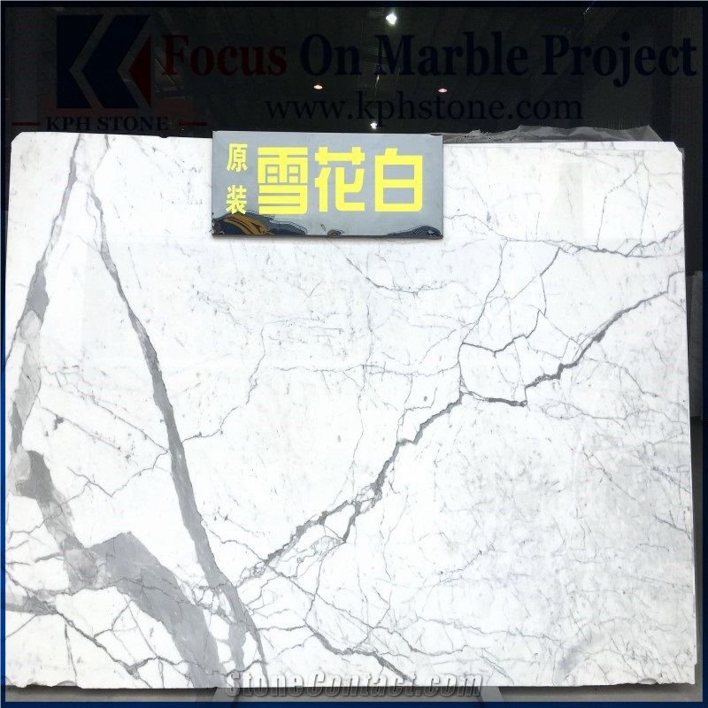 Statuario White Marble Countertops