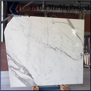 Statuario White Marble Slabs Deign