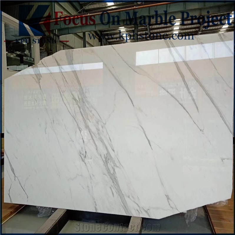Statuario White Marble Slabs