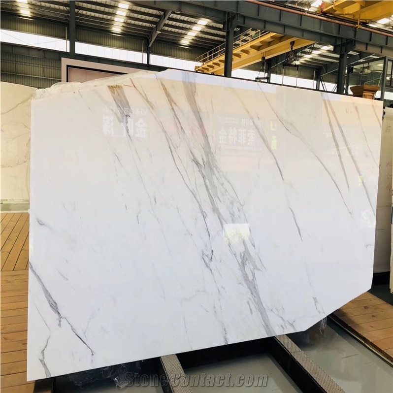 Statuario White Marble Slabs