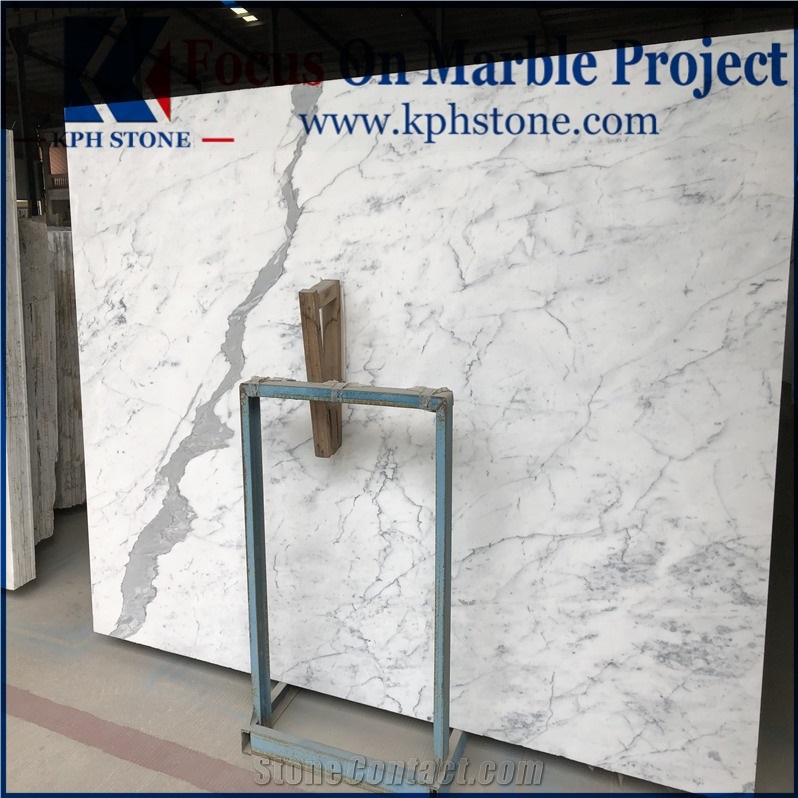 Statuario White Marble Slabs