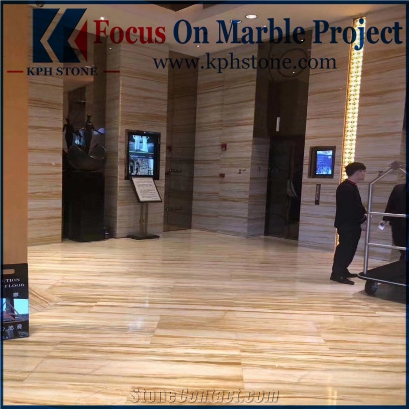 Van Gogh Golden Marble Floor Tiles