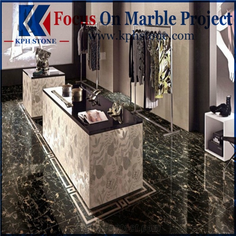Vendome Noir Marble Decor Signiture Store