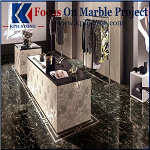 Vendome Noir Marble Decor Signiture Store