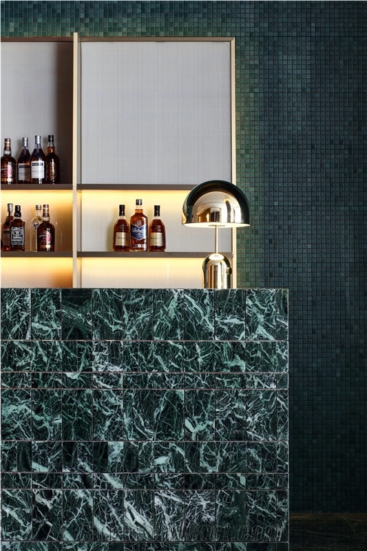 Verde Alpi Bar Countertops