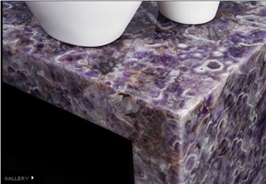 Violet Rectangular Agate Tabletop