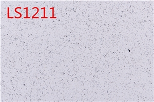 White Solid Surface Quartz Engineered Stone Slabs