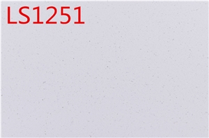 White Solid Surface Quartz Engineered Stone Slabs