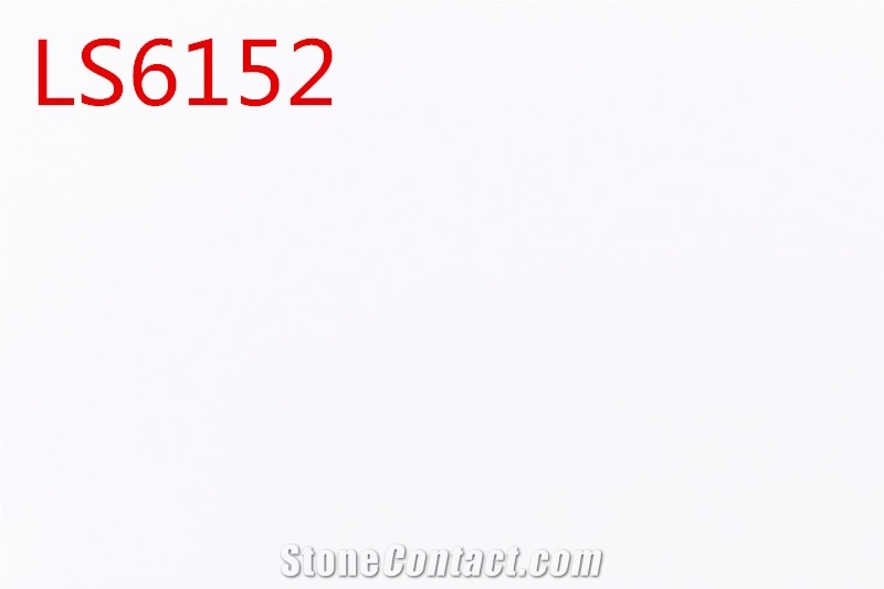 White Solid Surface Quartz Engineered Stone Slabs