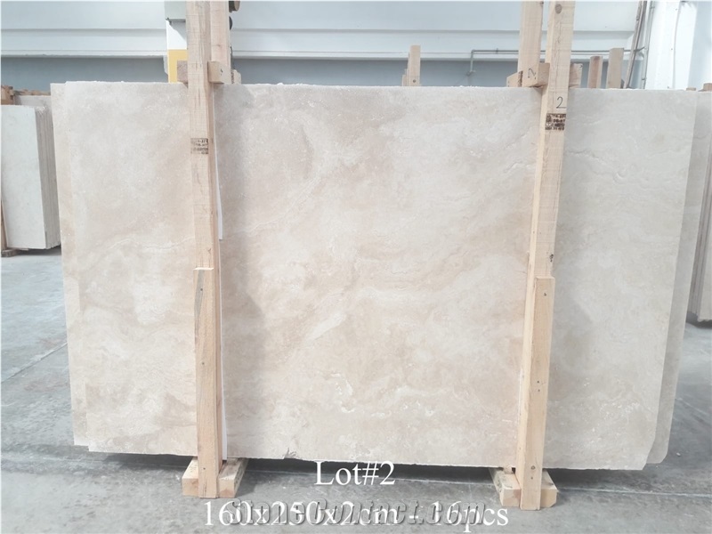 Classic Light Travertine Crosscut - Honed Filled