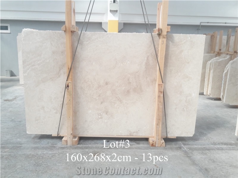 Classic Light Travertine Crosscut - Honed Filled