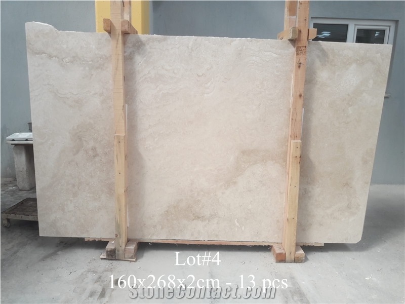 Classic Light Travertine Crosscut - Honed Filled