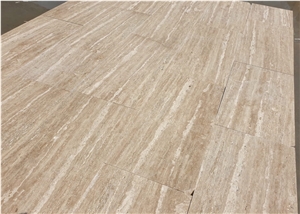 Cream Color Travertine Vein Cut