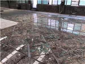 Brazil Amazon Green Granite Slabs & Tiles