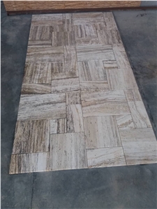 Silver Travertine Tiles,Versailles French Pattern