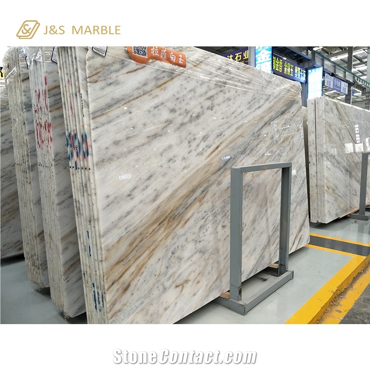 Beautiful Modern Lafite White Jade Marble