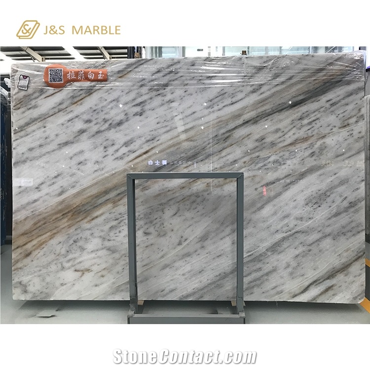 Beautiful Modern Lafite White Jade Marble