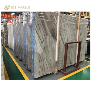 Big Size High Polished Blue Palissandro Marble