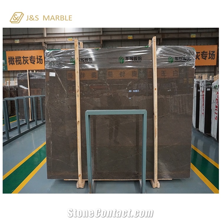 China Exported Olive Ash Marble