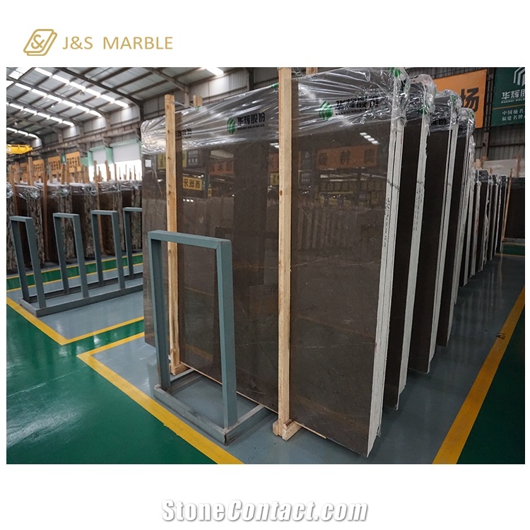 China Exported Olive Ash Marble