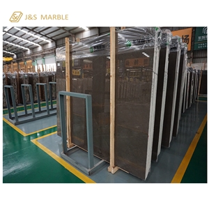China Exported Olive Ash Marble