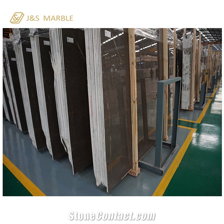 China Exported Olive Ash Marble