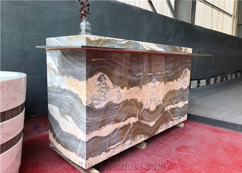 Countertop Natural Marble Top 1.8 Thickness