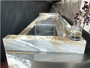 Countertop Natural Marble Top 1.8 Thickness