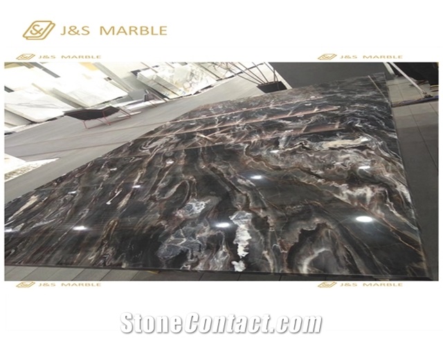 Gris Polished Marmol Marble Slab Chinese Supplier