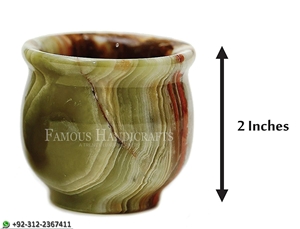 Multi Green Onyx Glass