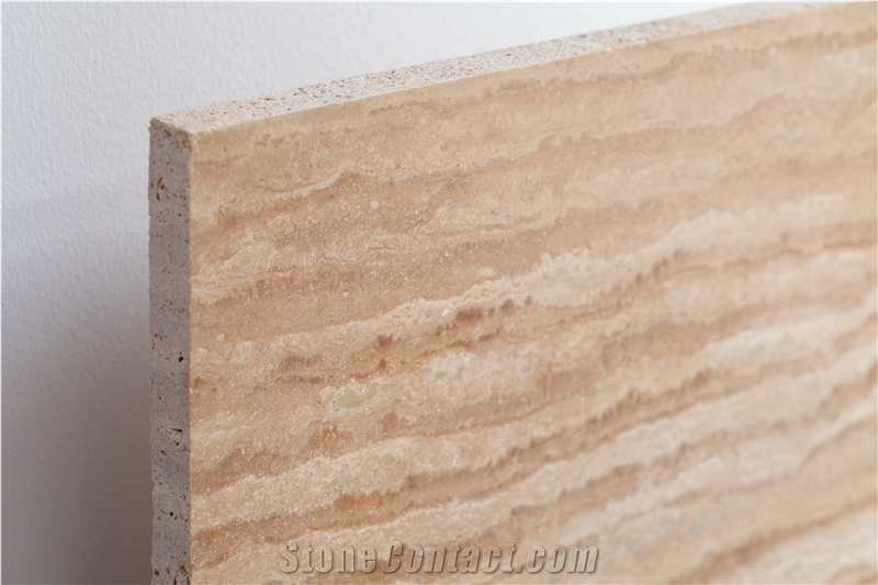 Travertine Tile- Cross Cut/Vein Cut, Honed, Filled