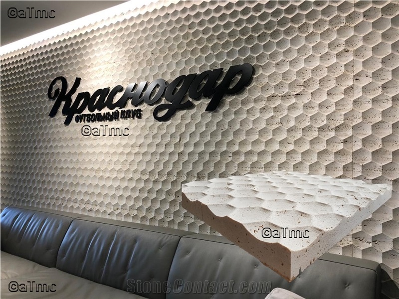 Travertine Tile: Raw, Cross-Cut, Cut-Calibrated