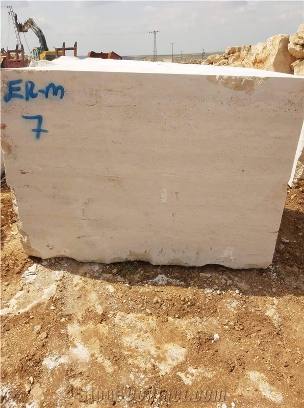 Ivory Travertine Block