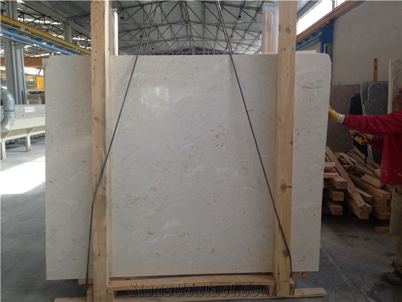 Myra Beige Limestone Slabs