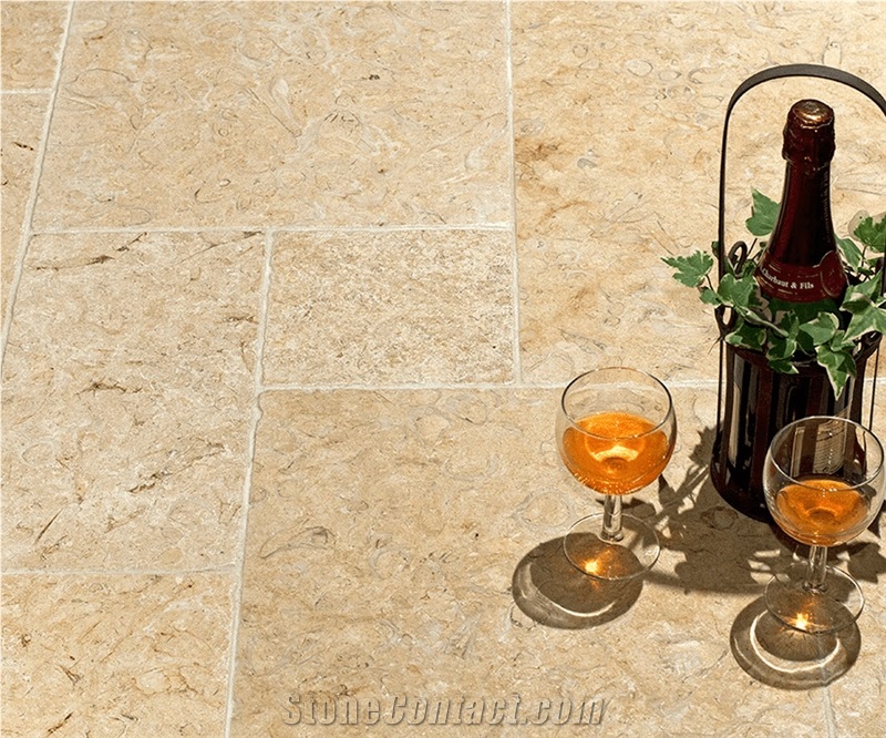 Seabed Limestone French Pattern