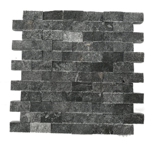 Silver Travertine Gotham Split Face Mosaic