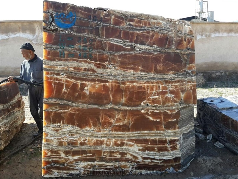 Red Onyx Block