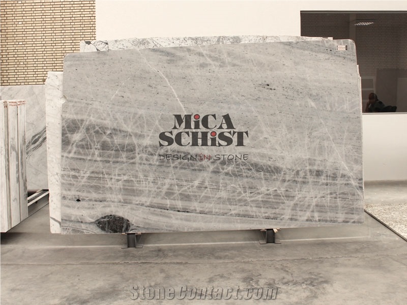 Gray Crystal Stone Slabs
