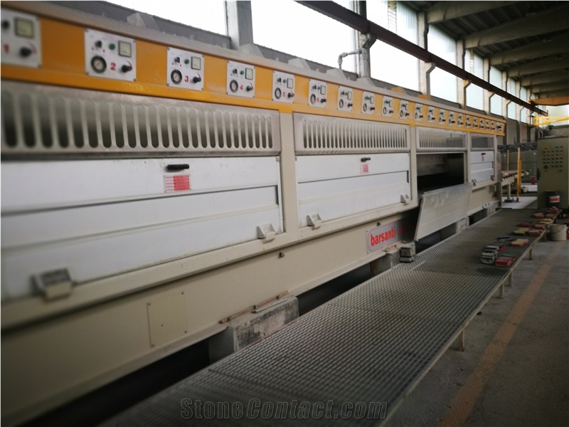 Used Barsanti Polishing Line Mod. Gs20 (20 Head) Polishing Line Second Hand Machine