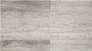 Walnut Travertine Unfilled Vein Cut Tiles