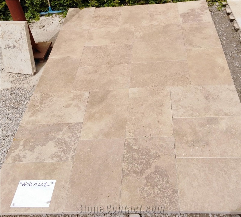 Walnut Travertine Opus Pattern
